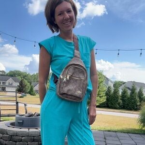 Inspired Brown Crossbody fashion Bag